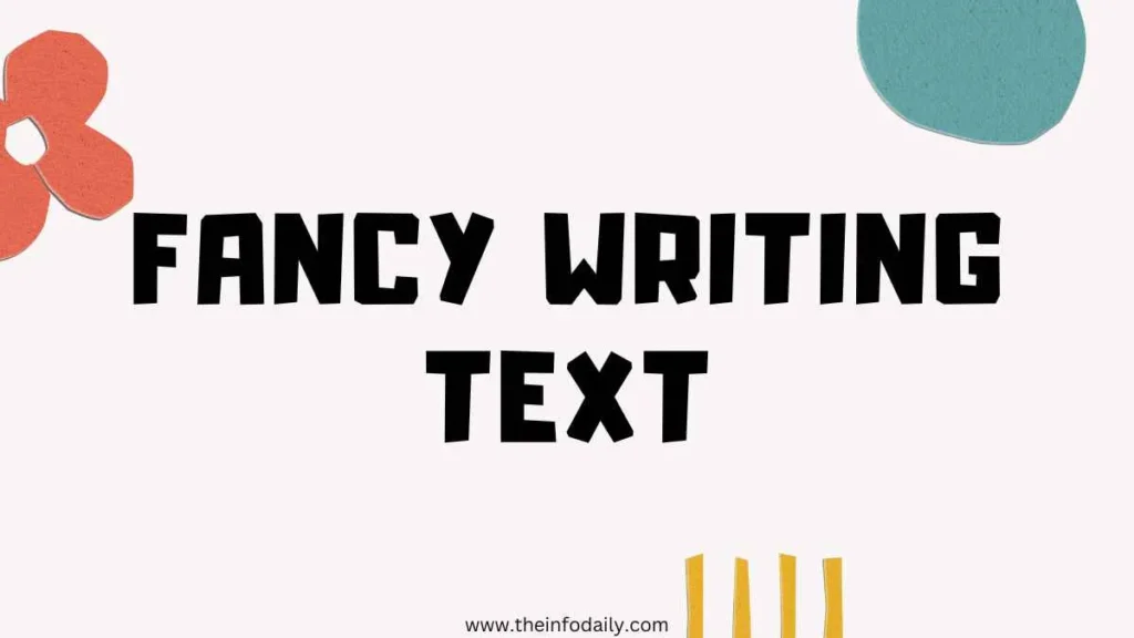 Fancy Writing Text