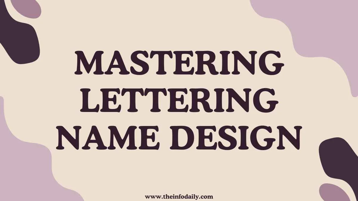 lettering name design