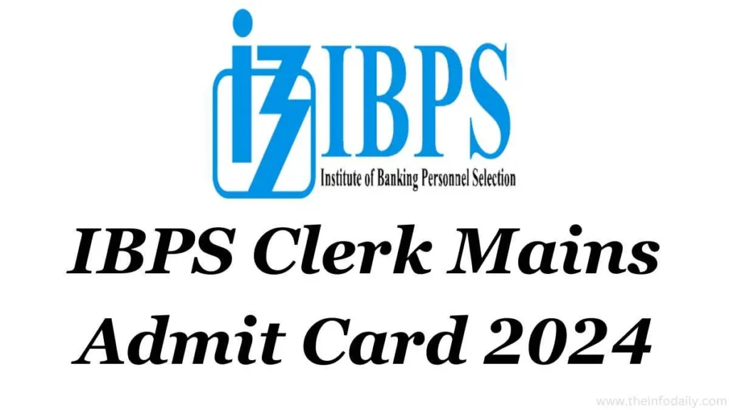 IBPS Clerk Mains Admit Card